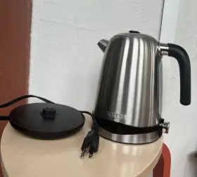 Jk2038 Salton Stainless Steel Electric Kettle With Variable Temperature Control