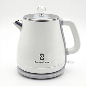 Samannlinks 198715570434 Electric Kettle 1.8l 1350w Fast Boil Cordless Tea Stainless Steel Hot