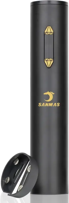 Openers-wo01 Sanmas Electric Wine Opener Automatic Bottle Openers Set With Black-2