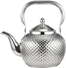 Sanqiahome 972666232115 1500ml Teapot With Infuser Stainless Steel Water Boilers Lifting Handle Tea M