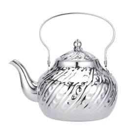 Sanqiahome 972666232597 2000ml Stainless Steel Antique Style Teapot With Infuser Thickened Boiling K