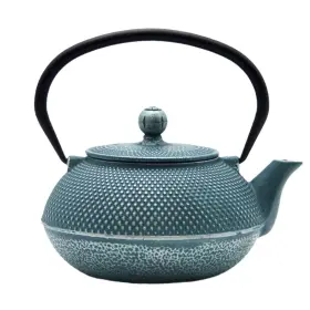 Sechudo 711271870130 30.4oz Small Cast Iron Teapot Tea Kettle With Stainless Steel Infuser For Lo