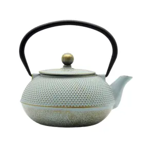 Sechudo 711271870147 30.4oz Small Cast Iron Teapot Tea Kettle For Stovetop Safe Pot With Sta