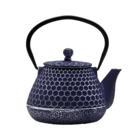 Sechudo 711271870215 20.3oz Small Cast Iron Teapot Tea Kettle For Stovetop Safe Coated W