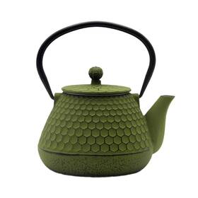 Sechudo 711271870222 20.3oz Small Cast Iron Teapot For Personal Tea Kettle Stovetop Safe Coat