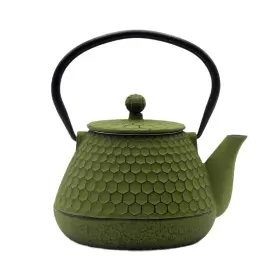 Sechudo 711271870222 20.3oz Small Cast Iron Teapot For Personal Tea Kettle Stovetop Safe Coat
