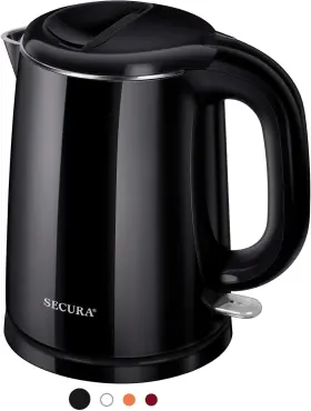 Hb-k012 Secura Stainless Steel Double Wall Electric Kettle Water Heater For Tea Coffee W