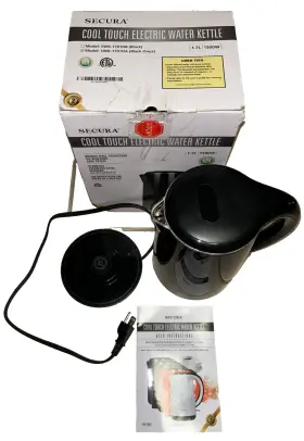 Swk-1701da Secura Cool Touch Electric Water Kettle 1.7l 1.8 Qt Double Wall