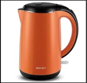 Swk-1701db Secura Swk-1701do The Original Stainless Steel Double Wall Electric Water Kettle