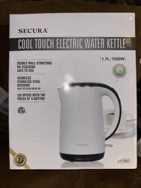 Swk-1701dw Secura Cool Touch Water Kettle 1.7l- 1500watts Model