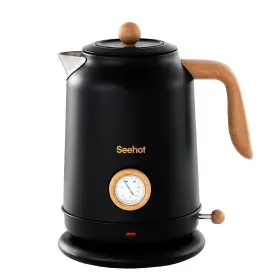 Skw559 Seehot 1.7l 57.oz Electric Kettle With Thermometer 1200w Large Tea Ket