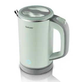 Sekaer 717023939483 Small Electric Tea Kettle Stainless Steel 0.8l Portable Travel Hot Wat