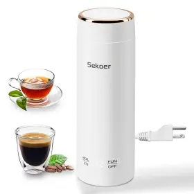 Sekaer 768534464155 Mini Travel Portable Electric Kettle Small Tea Hot Water Boiler 330ml