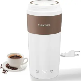 Ske-835-b Sekaer Travel Portable Kettle Mini Electric For Tea Coffee 304 Stainless Steel