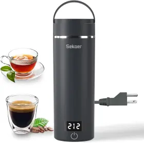 Ske-840g Sekaer Travel Portable Electric Kettle Small Tea Coffee Mini Hot Water B