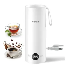 Ske-850 Sekaer Black Nib Portable Travel Kettle