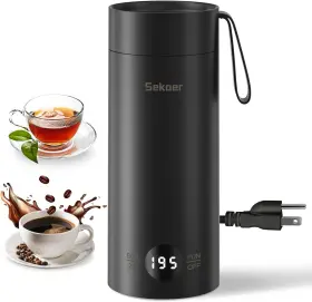 Ske-850b Sekaer Small Travel Portable Electric Kettle Mini Tea Hot Water Boiler