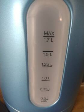 Sencor Swk1771bl New 1.7l Stainless Steel Electric Kettle With Lid Safety Lock Blue