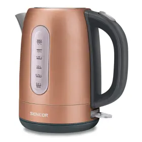 Swk1776gd Sencor 1.7l Stainless Steel Electric Kettle With Lid Safety Lock Gold