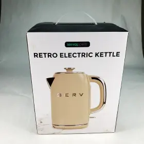 Servappetit 850044823659 Beige Retro Style Serv Corded Electric Water Kettle 1.7l Teapot Nib