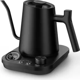 Slelk02b-us Silonn Electric Gooseneck Kettle - 1 F Precise Temp Control 0.9l 304 Stainless Ste