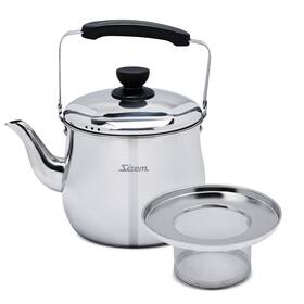 Sisem 809634537003 Stainless Steel Tea Kettle Pot C With Removeable Infuser Set Maker Stove