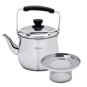 Sisem 809634537003 Stainless Steel Tea Kettle Pot C With Removeable Infuser Set Maker Stove