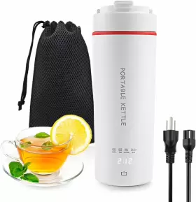 Sizzlecook 749749474559 Travel Electric Tea Kettle Portable Small Coffee With 4 Tem