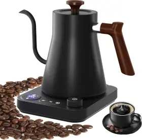 Gk900 Smart Electric Gooseneck Kettle 900ml Hand Brew Coffee Pot Teapot Temperature