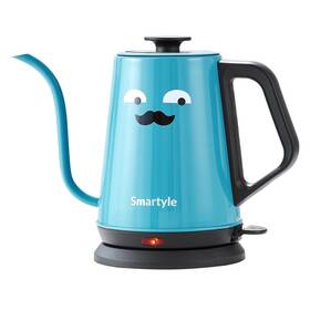 Smartyle Sekm919b Gooseneck Electric Kettle With Mustaches 1000w Cartoon Tea O