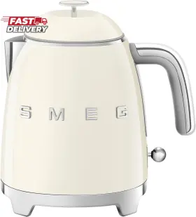 Smeg 313093735736 Mini 50s Retro Style 3 Cup Electric Kettle With Double Wall Anti Slip Base