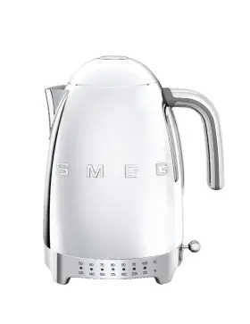 Smeg 812895020731 50s Retro 7 Cup Stainless Steel Variable Temperature Electric Kettle Wi