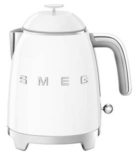 Smeg 812895022445 Mini 50s Retro Style 3 Cup Electric Kettle With Anti Slip Base .white.c1