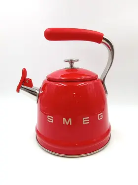 Cklw2001rd Smeg Used - Whistling Kettle Red