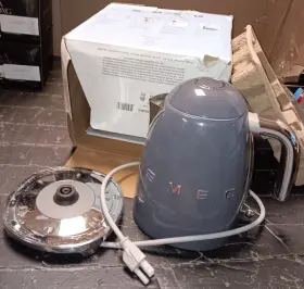 Klf03grus Smeg Retro Style Electric Kettle - Grey Used