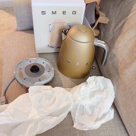 Smeg Klf03tpmus Matte Mocha Retro Electric Tea Kettle Brand New