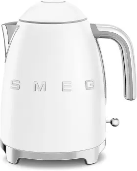 Klf03whmeu Smeg 50s Retro Style Electric Kettle Chrome Accents White