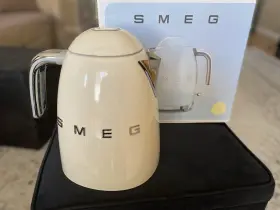 Klf04creu Smeg Retro Style Electric Kettle Temperature Control Water Boiler 1.7l Cream