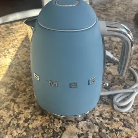 Klfo3egmus Smeg Nwob Retro Style Electric Tea Kettle Fog Blue 189