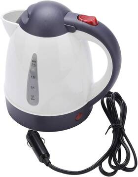 Smowfes 313034842899 12v Car Kettle And Water Heater - Battery Powered Coffee Maker With Auto Shut-off