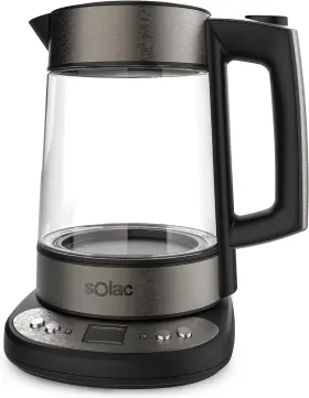Smd-330t Solac Aroa Premium Adjustable Temperature Cordless Glass Kettle