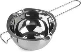 Songziming 748690653204 Stainless Steel Double Boiler Pot For Melting Chocolate 480ml Silver Handle
