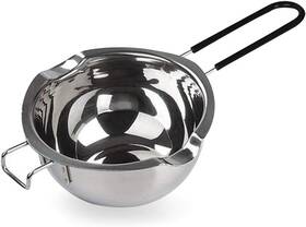 Songziming 780682738957 600ml Stainless Steel Double Boiler Pot With Heat Black Handle