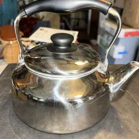 18-0nb Sori Yanagi Teapot Kettle Preowned Japan Martian Stainless Steel Mirror Finish