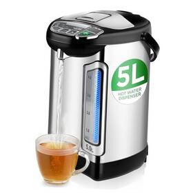 Sound Around 842893144566 Electric Water Boiler And Warmer - 5l/5.28 Quart Stainless Steel Hot 5.3 Quarts