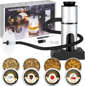 Souroyea 758332215998 Smoke Infuser Complete Set For Cooking Cocktails Whiskey Bourbon Meat Fish