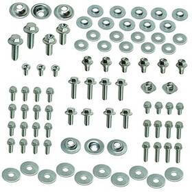 Specbolt 610452317108 87 Pc Suzuki Rm Rmz Body Bolt Kit For Plastics - Seat Fork