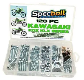 Kdx120 Specbolt 707273364210 120pc Kawasaki Kdx Two Stroke Bolt Kit For Maintenance And Restoration