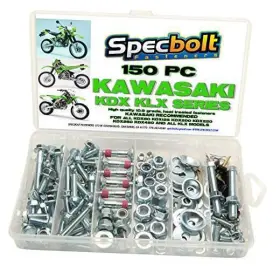 Kdx150 Specbolt 707273364227 150pc Kawasaki Kdx Two Stroke Bolt Kit For Maintenance And Restoration