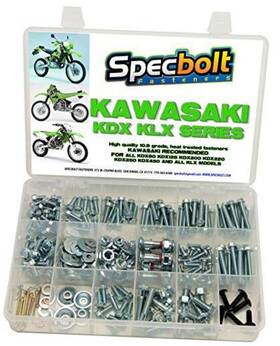 Specbolt 707273364234 250pc Kawasaki Kdx Two Stroke Bolt Kit For Maintenance And Restoration